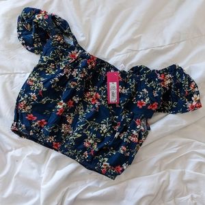 XHILARATION | Target floral crop top